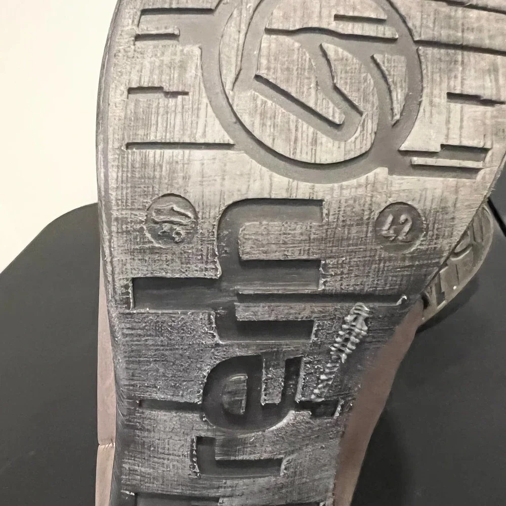 Remonte Womens Leather Gray Cheyenne Western Bootie Ankle Boot Size 10 - Picture 7 of 9